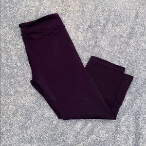 Purple workout pants